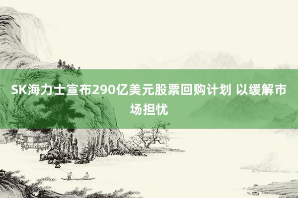 SK海力士宣布290亿美元股票回购计划 以缓解市场担忧