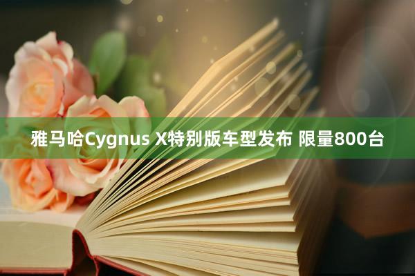 雅马哈Cygnus X特别版车型发布 限量800台