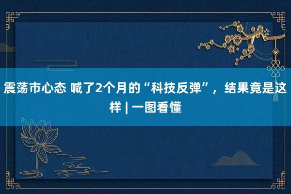 震荡市心态 喊了2个月的“科技反弹”，结果竟是这样 | 一图看懂